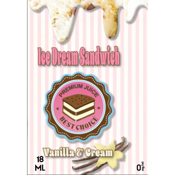 Ice Dream Sandwich - Vanilla & Cream - Χονδρική